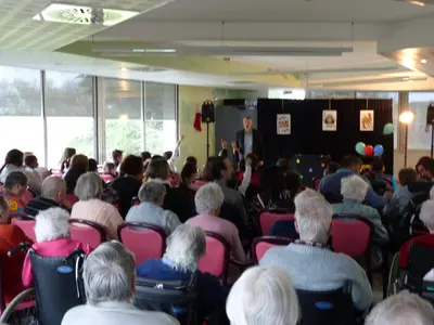 Francis en animation pour un club seniors