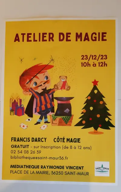 Atelier d'initiation à la magie en centre de loisirs